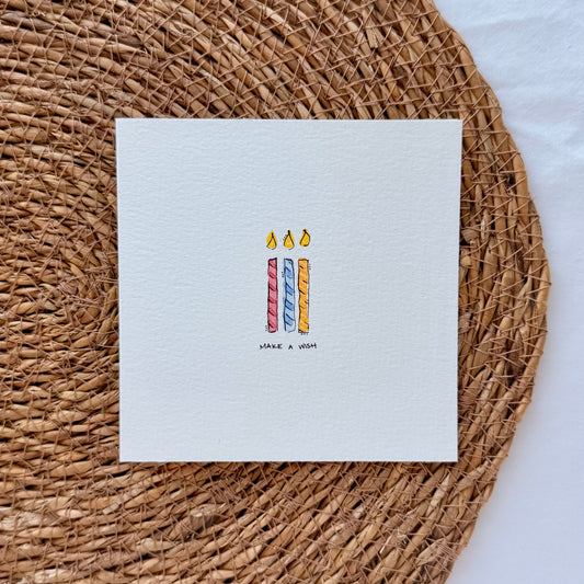 Candles Card