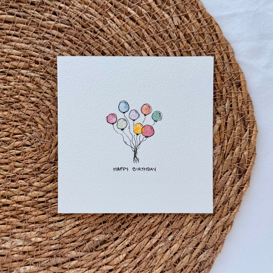 Balloons Card