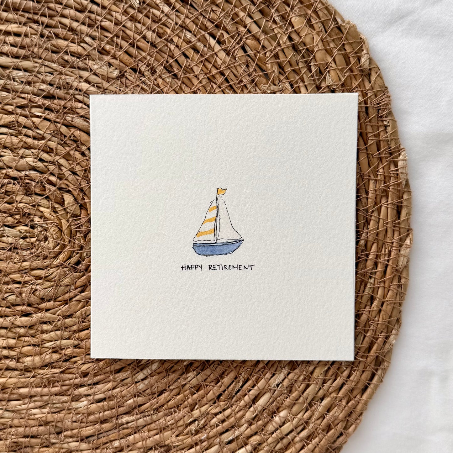 Sailboat Retirement Card