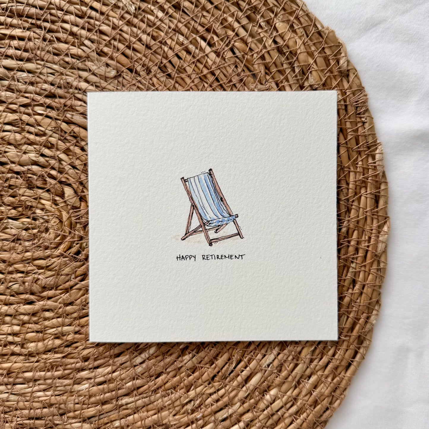 Beach Chair Retirement Card