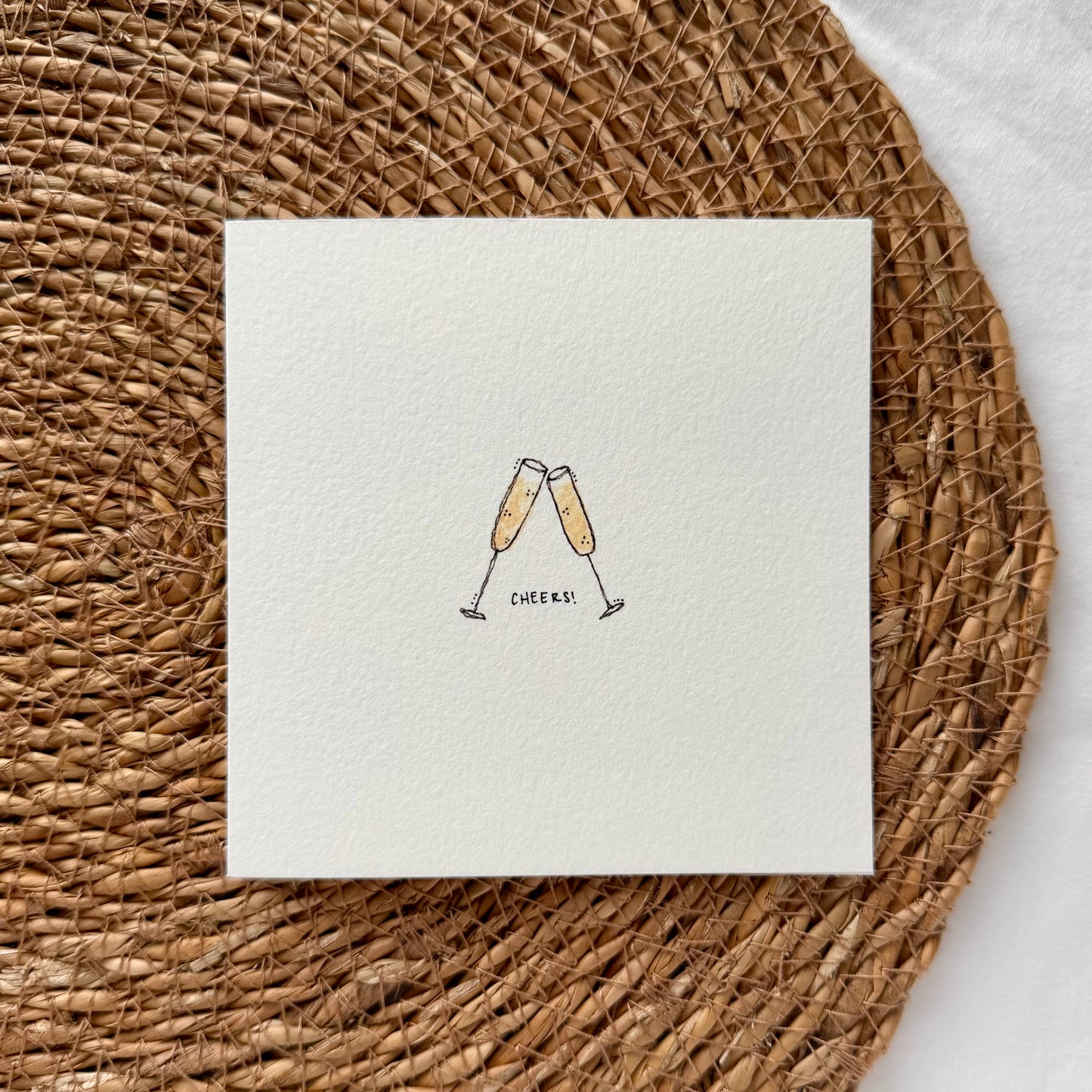Champagne Toast Card