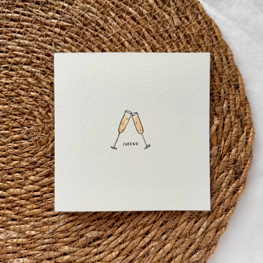 Champagne Toast Card