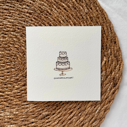 Classic Tiered Cake Card