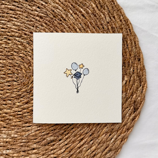 Graduation Balloons Card