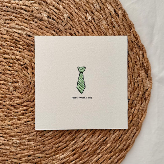 Father's Day Tie Card