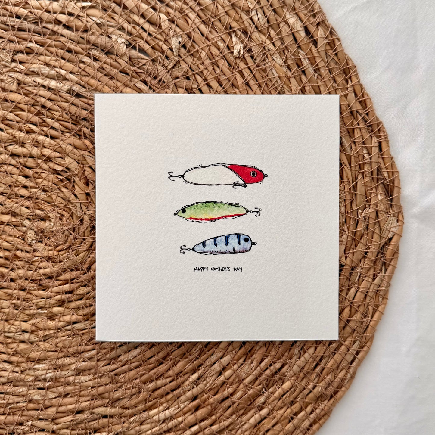 Fishing Lures Father's Day Card