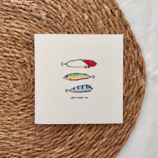 Fishing Lures Father's Day Card