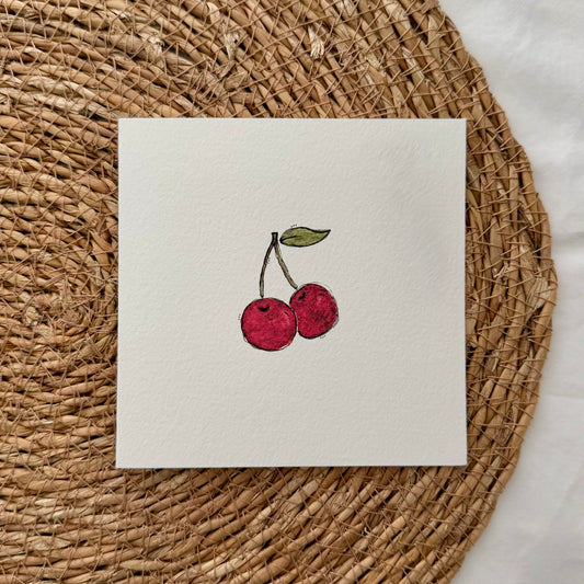 Double Cherry Card