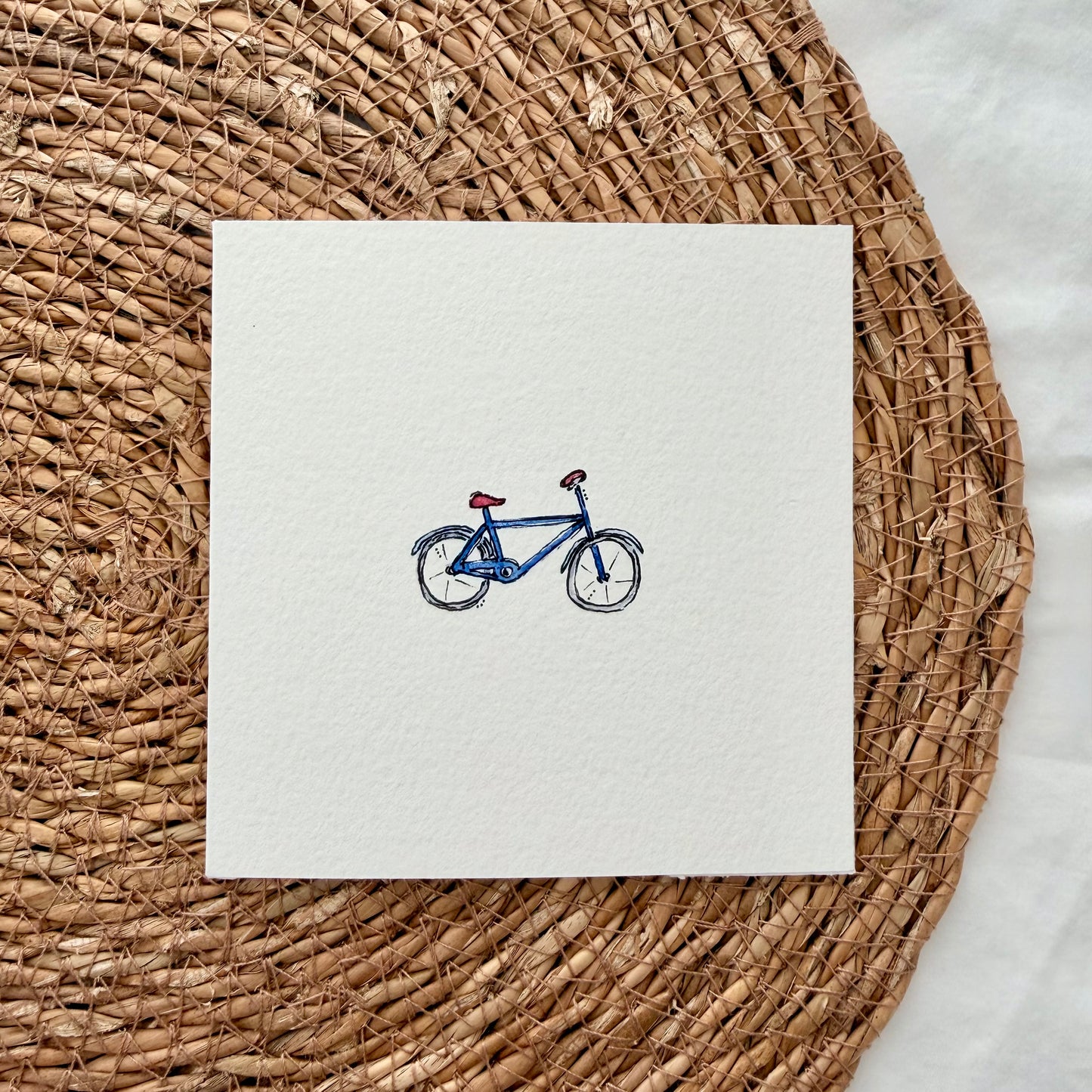 Blue Bicycle Card
