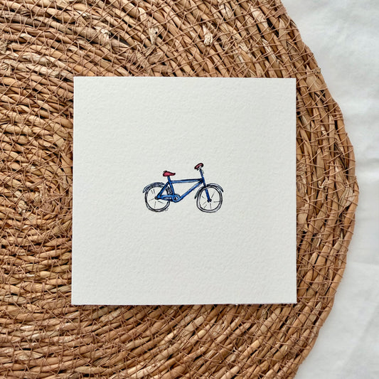 Blue Bicycle Card